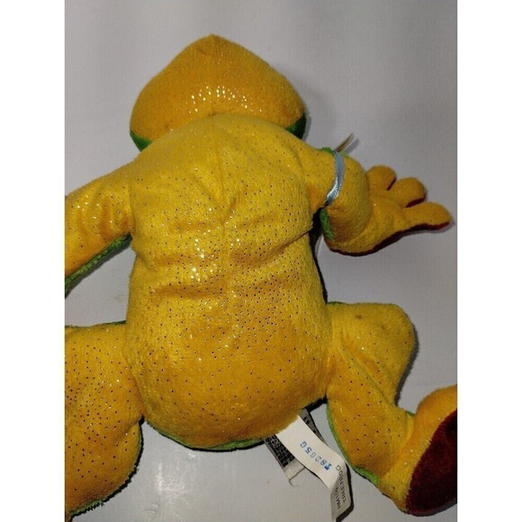 Ganz WebKinz Tree Frog Looks Like Code Is Still sealed Neon Green with Glitter - Picture 3 of 12